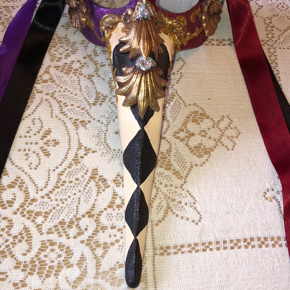 🎭 RARE Katherine’s Collection Mardi Gras Mask OS! - Picture 6 of 12